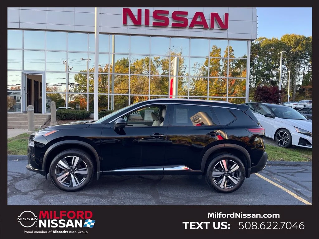 Certified Used 2023 Black Nissan SL image 2