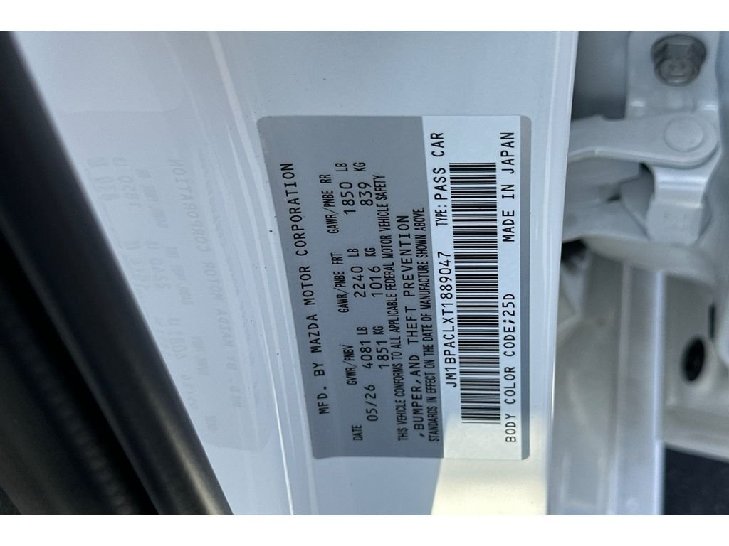 New 2026 Snowflake White Pearl Mazda 2.5 S Preferred image 22