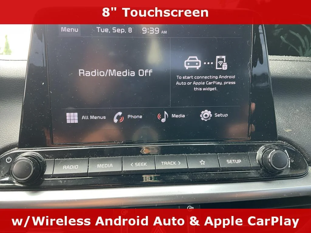 Used 2022 Currant Red Kia LXS image 14