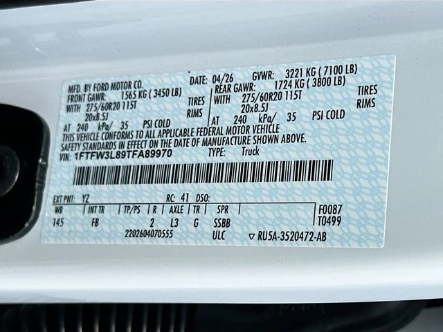 New 2026 Oxford White Ford XLT image 21