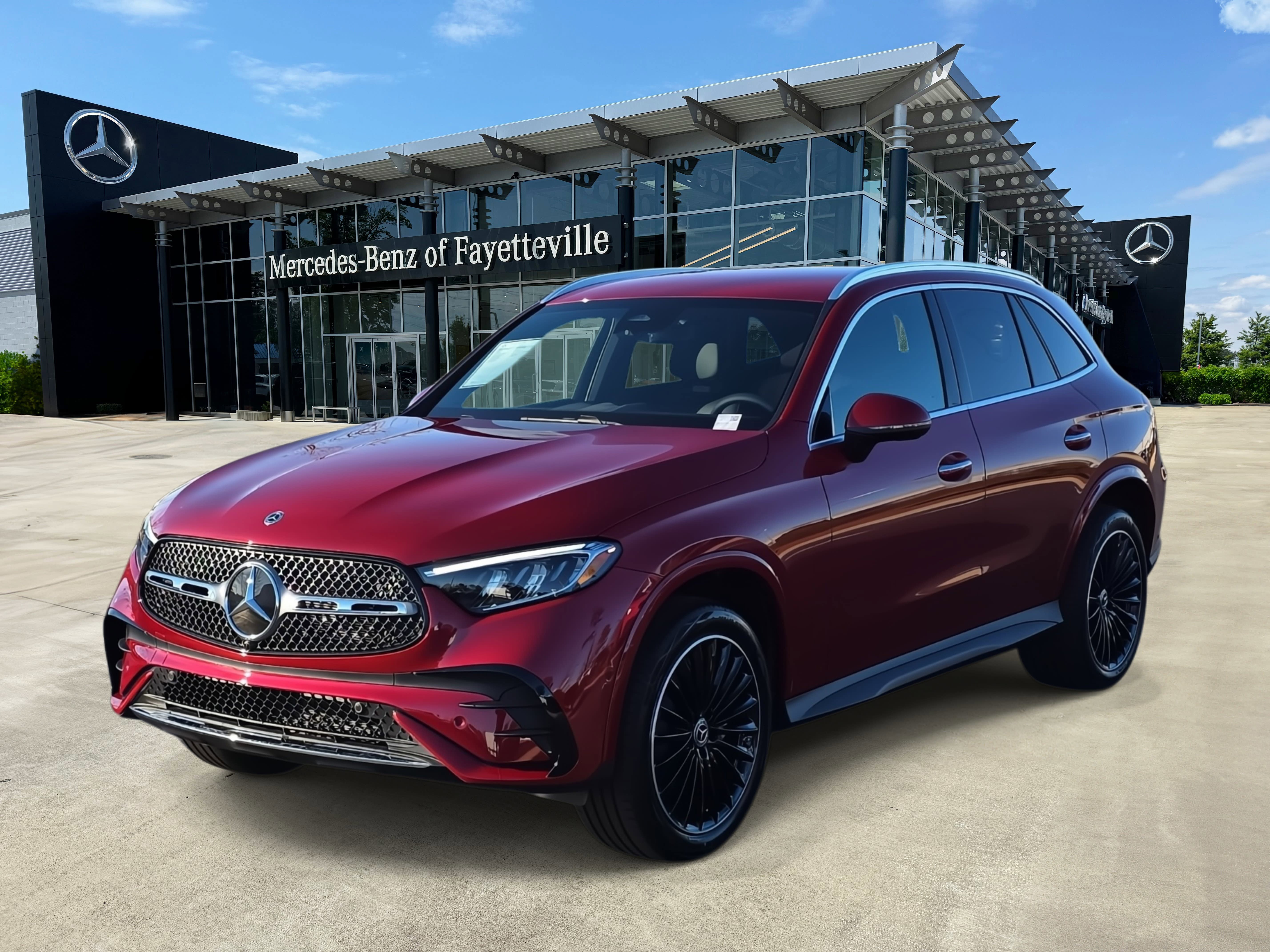 New 2026 MANUFAKTUR Patagonia Red Metallic Mercedes-Benz GLC300 image 1