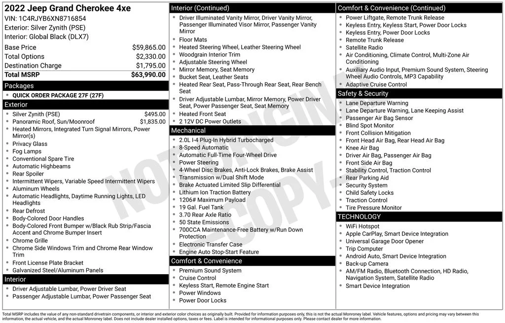 Used 2022 Silver Jeep 4xe image 17
