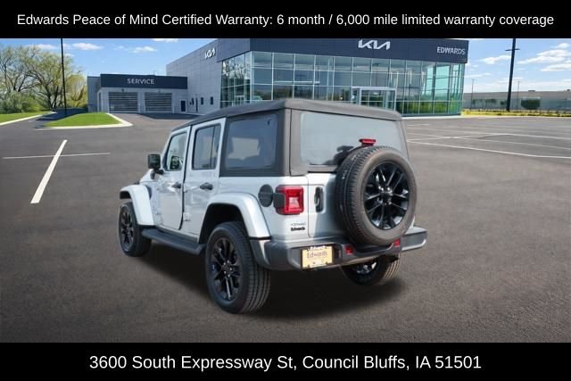 Used 2023 Silver Jeep Sahara 4xe image 3