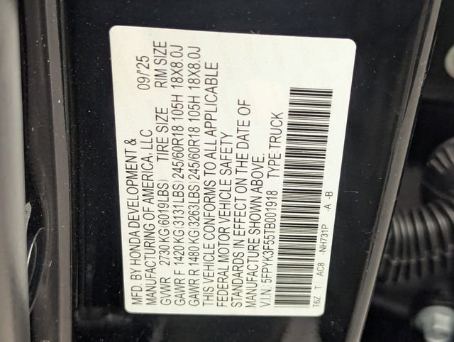 New 2026 Crystal Black Pearl Honda RTL image 25