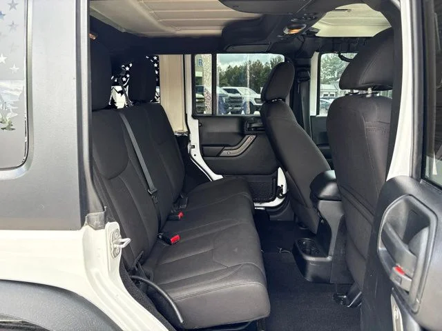 Used 2017 White Jeep Unlimited Sport image 22