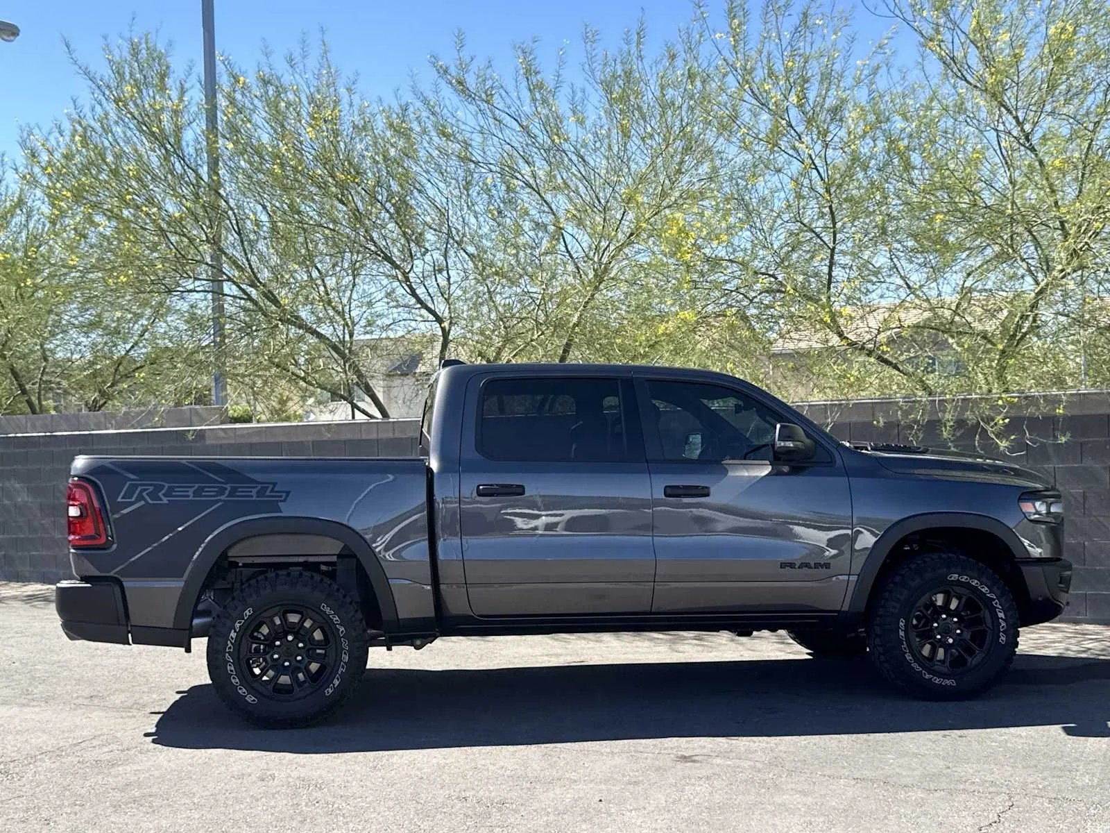 New 2026 Granite Crystal Metallic Clear-Coat Exterior Paint RAM Rebel image 9