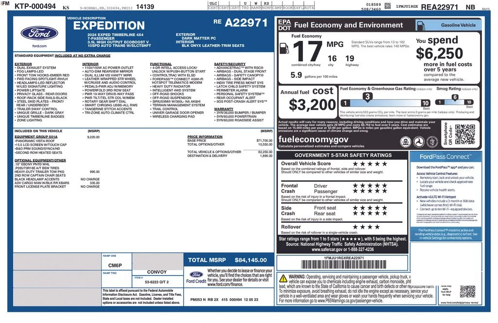 Certified Used 2024 Dark Matter Gray Metallic Ford Timberline image 37