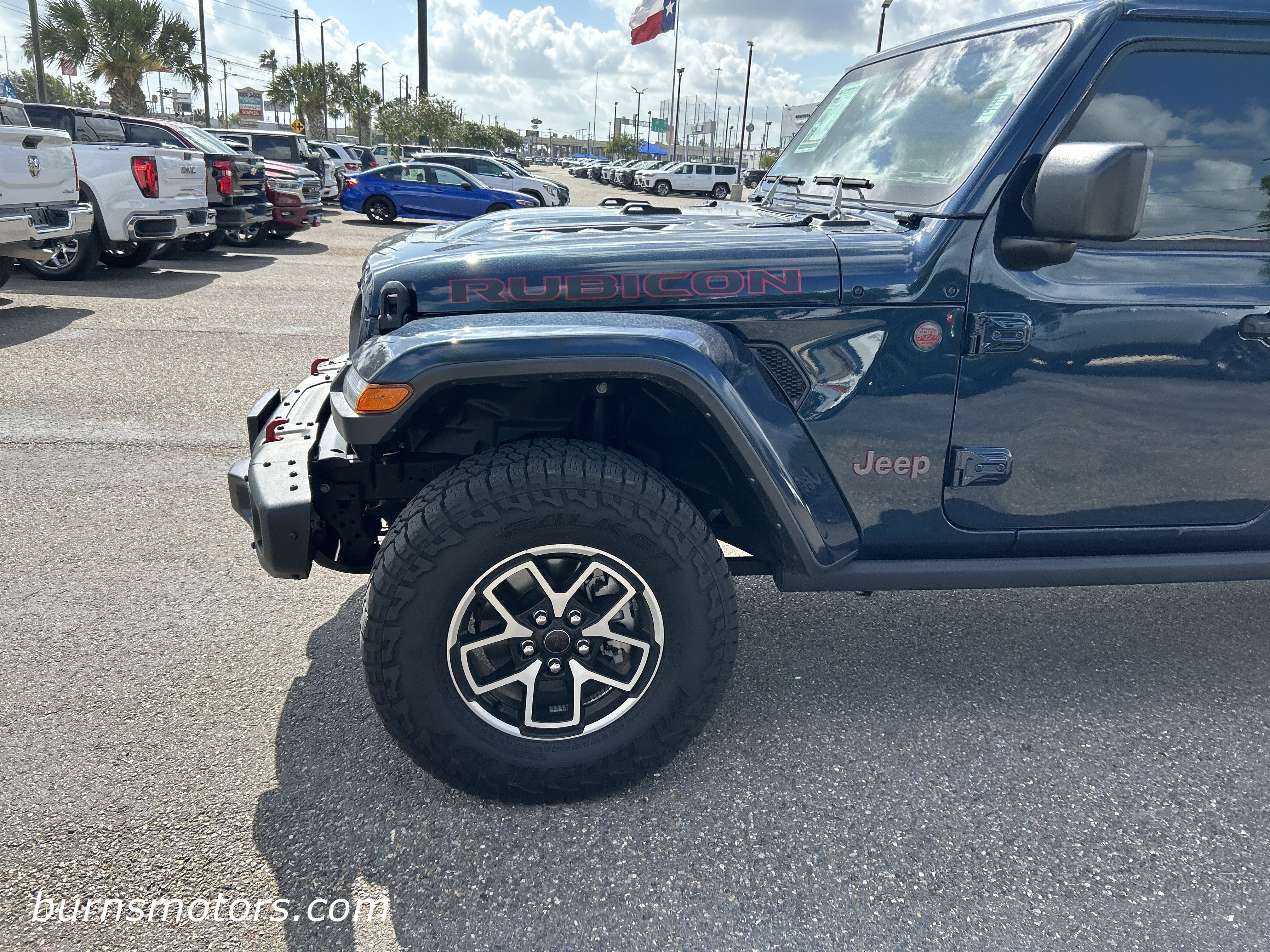 Used 2025 Fathom Blue Jeep Rubicon X image 4