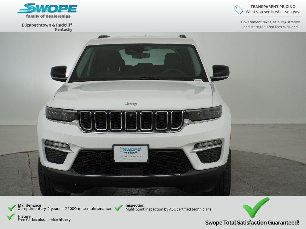 Used 2023 Bright White Clearcoat Jeep Limited image 8