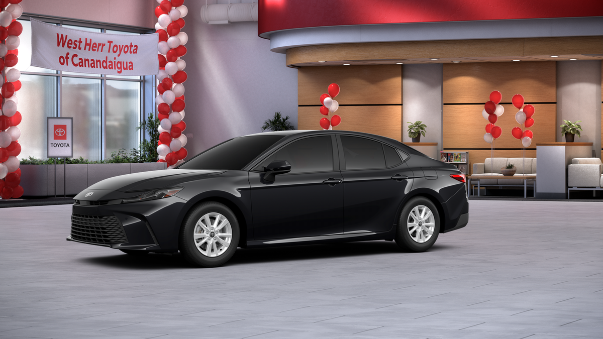 New 2026 Midnight Black Metallic Toyota LE image 10