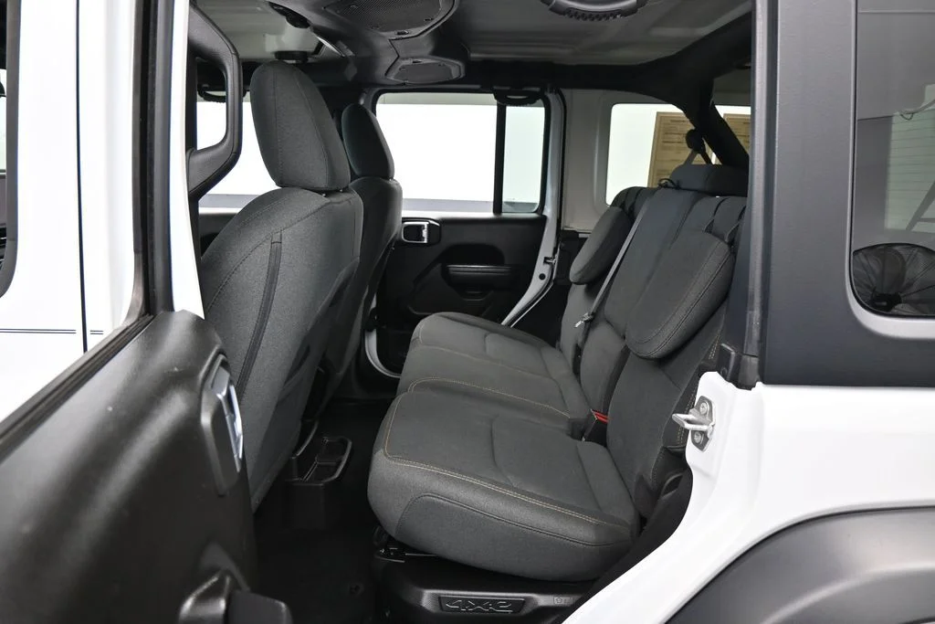 Used 2024 Bright White Clearcoat Jeep Sport S 4xe image 27