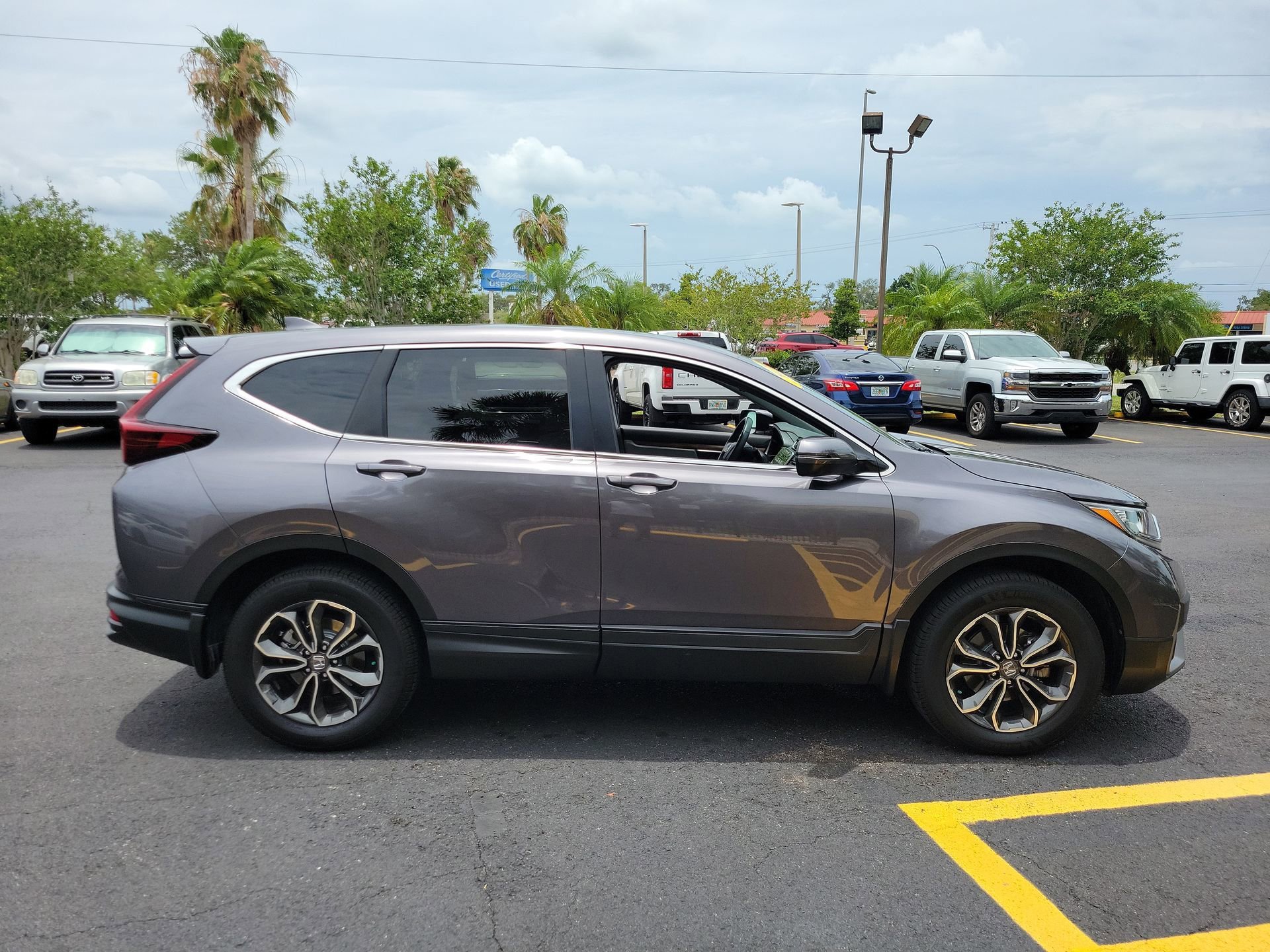 Certified Used 2021 Modern Steel Metallic Honda AWD EX-L image 41