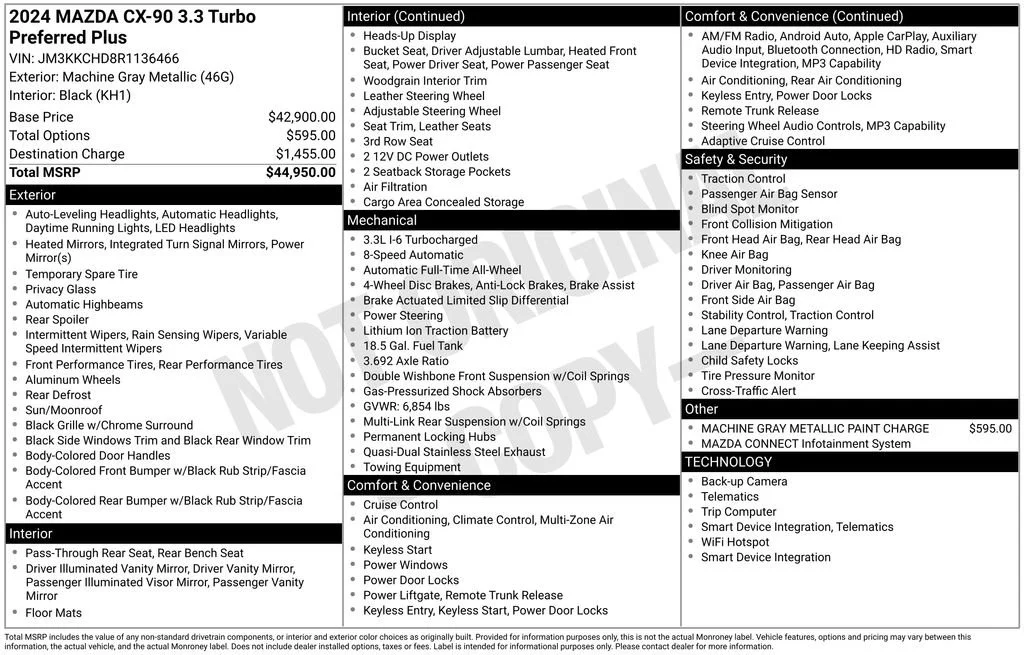 2024 Mazda CX-90 Turbo Preferred Plus Package's photo