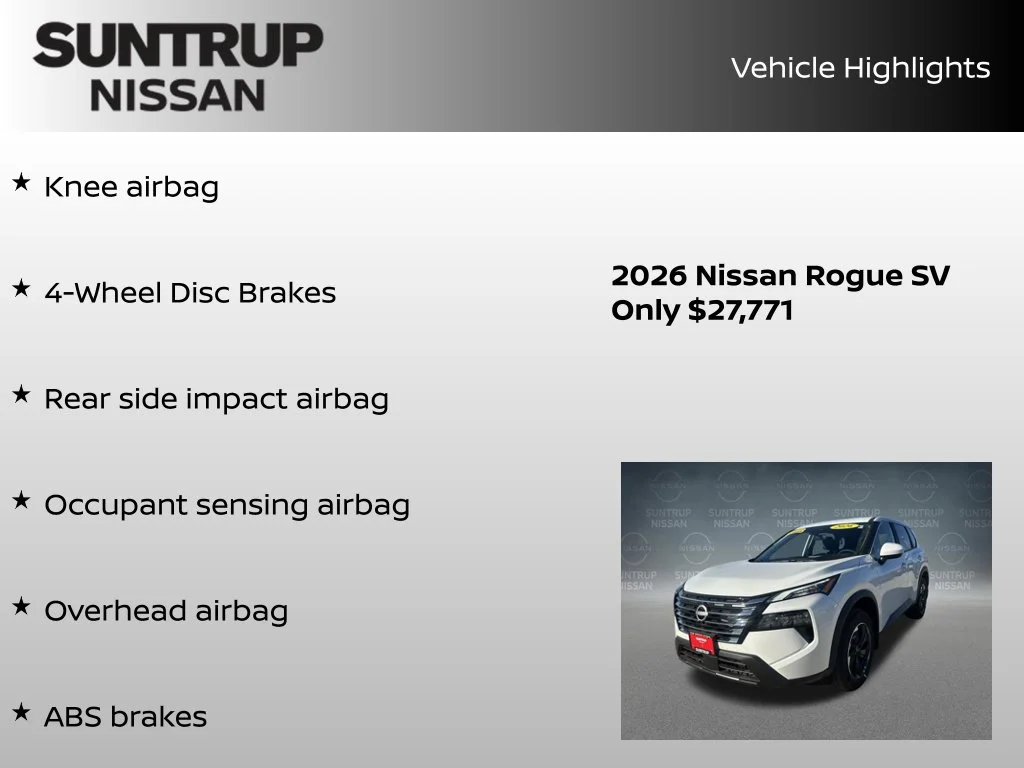Certified Used 2026 White Nissan SV image 23