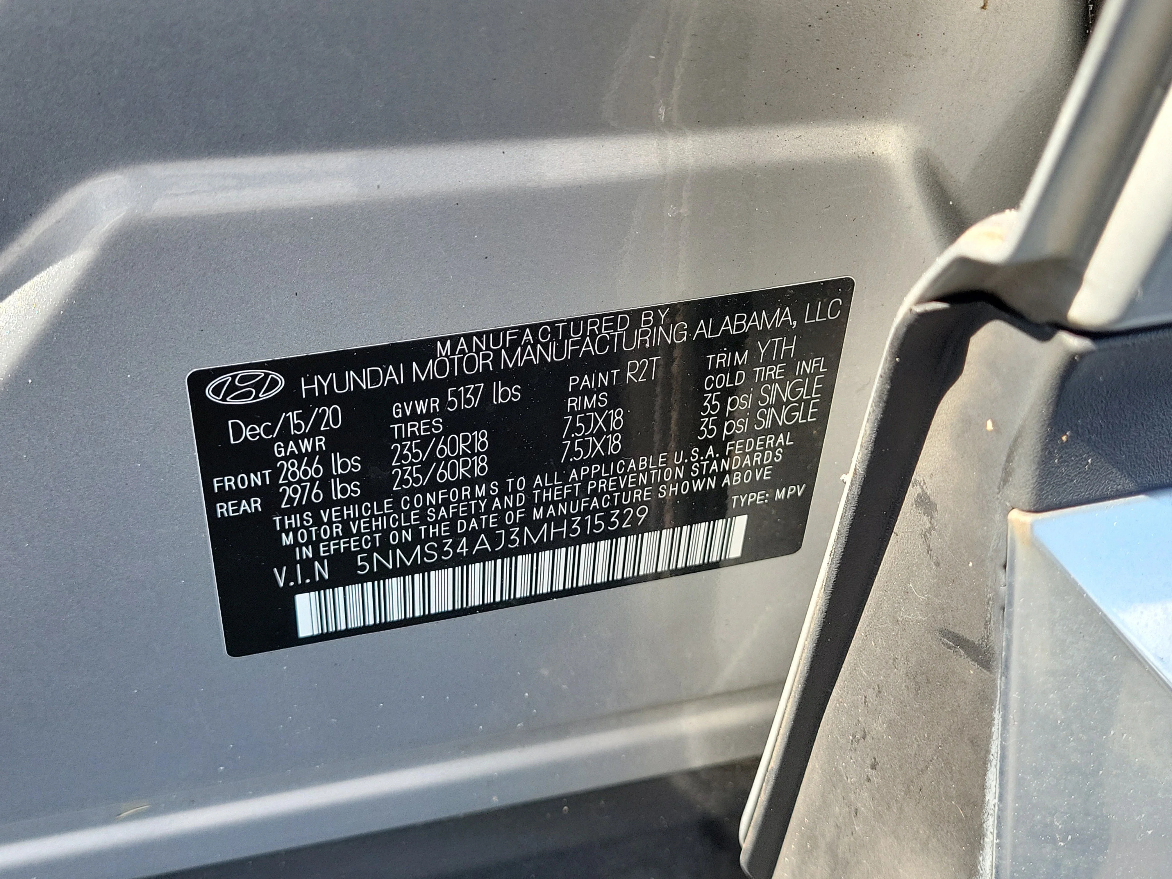 Used 2021 Shimmering Silver Hyundai SEL image 31