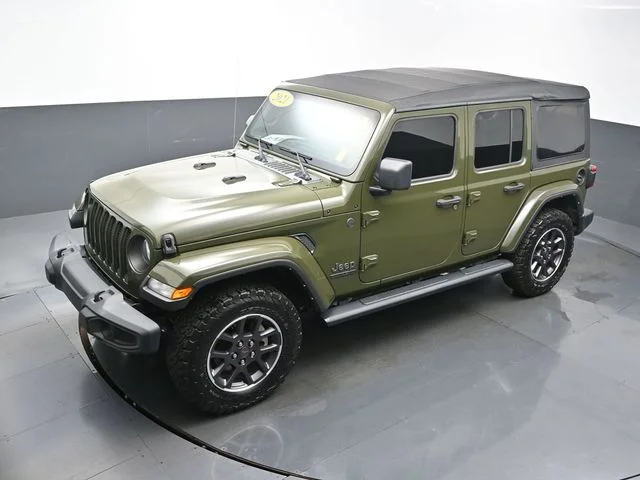 Used 2021 Green Jeep Unlimited Sport image 43