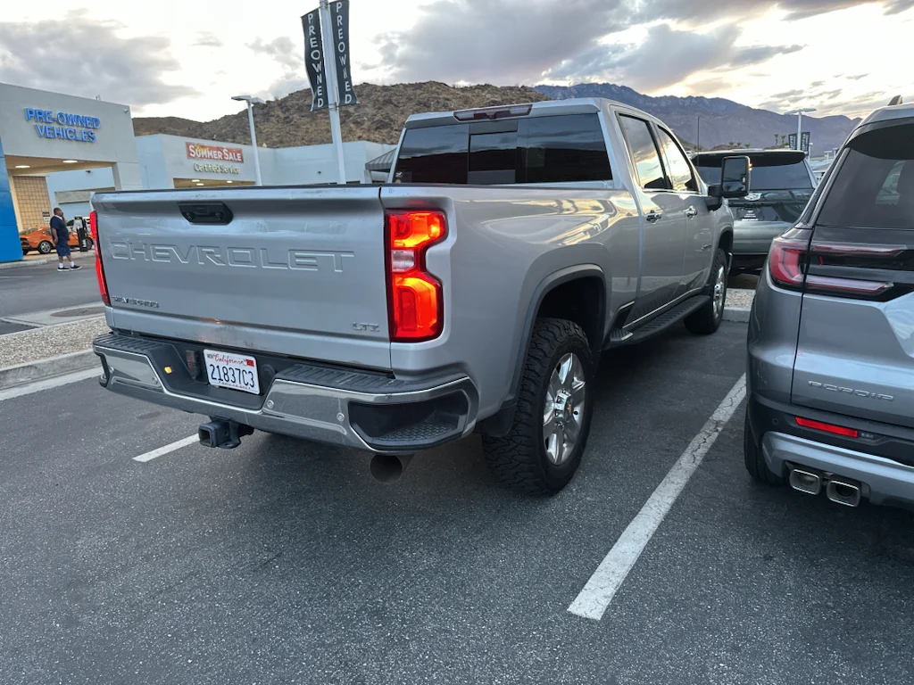Used 2021 Silver Ice Metallic Chevrolet LTZ image 3