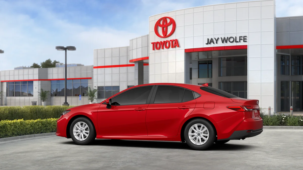New 2026 Supersonic Red Toyota LE image 5