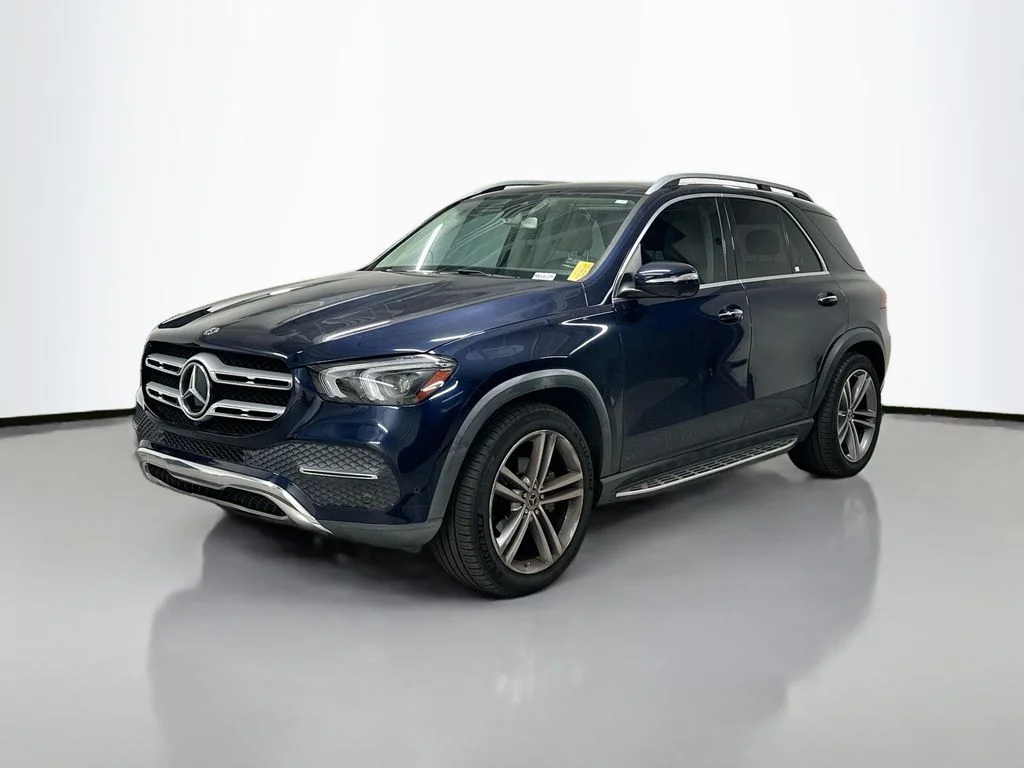 Used 2020 Lunar Blue Metallic Mercedes-Benz GLE 350 image 1