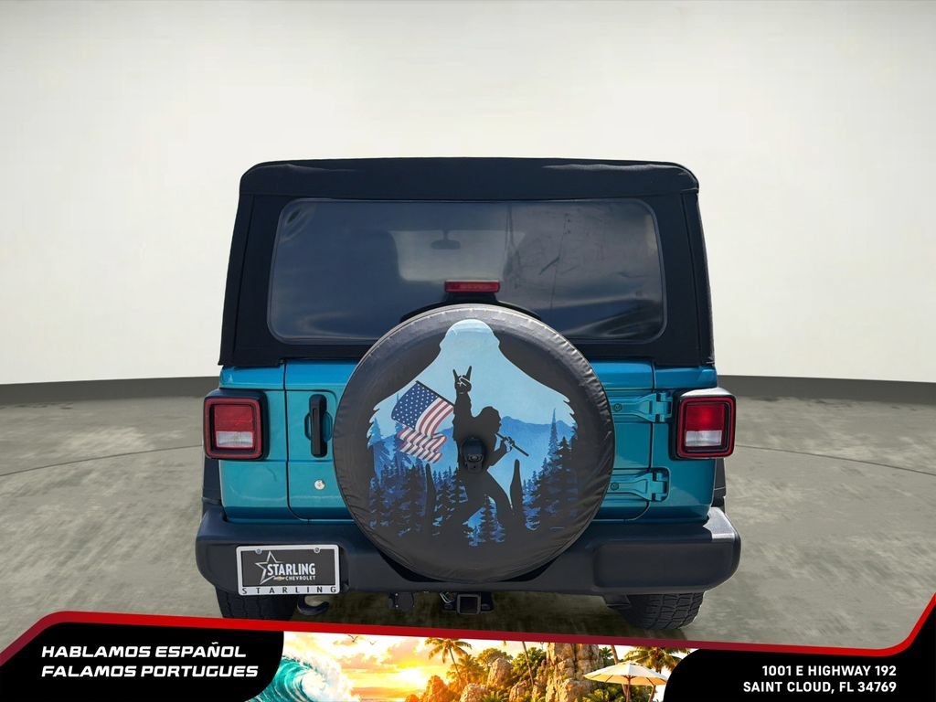 Used 2019 Teal Jeep Sport S 4x4 image 5