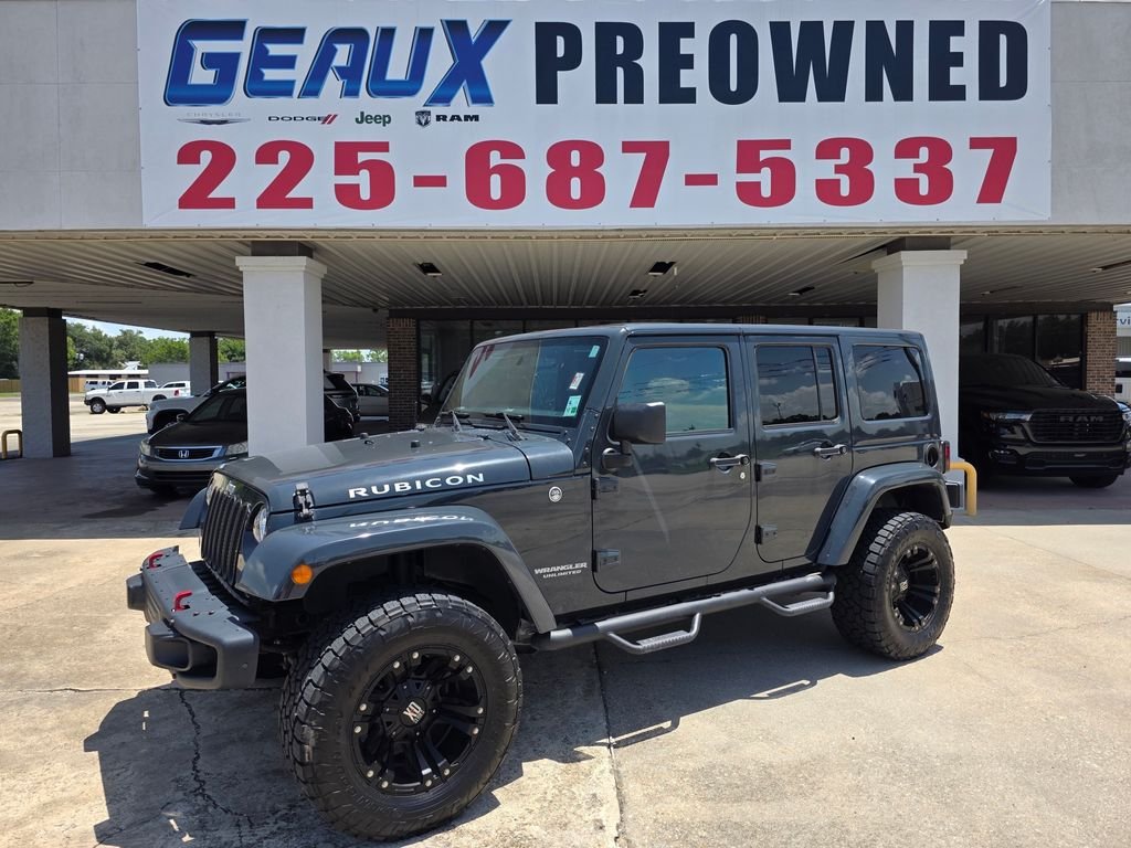 Used 2017 Gray Jeep Unlimited Rubicon image 1