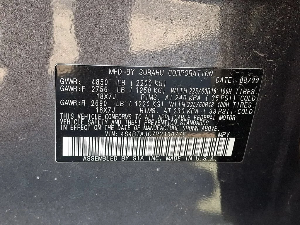 Used 2023 Gray Subaru Onyx Edition image 61