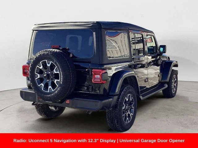 New 2026 Black Clearcoat Jeep 4-DOOR SAHARA image 6