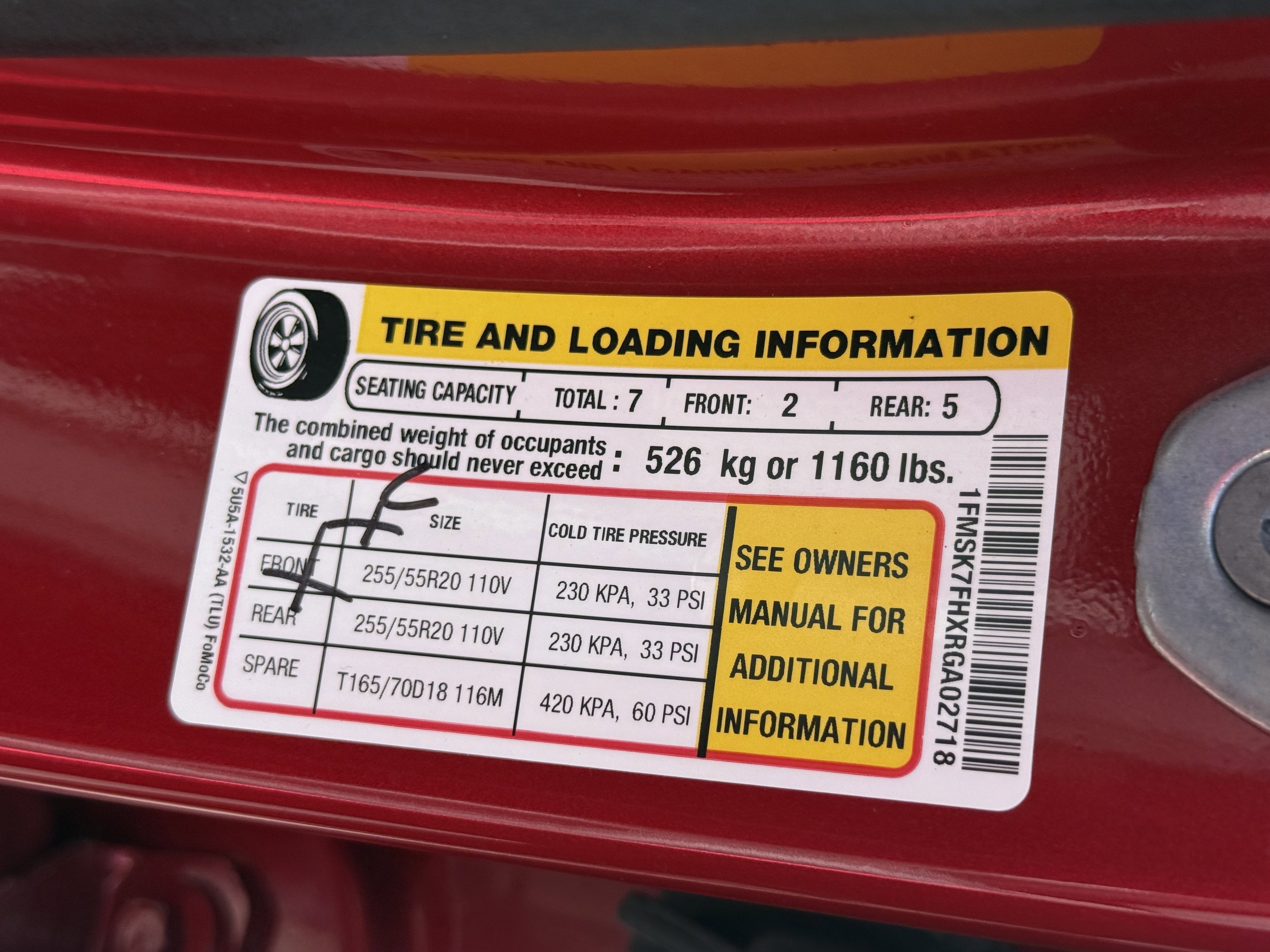Used 2024 Rapid Red Metallic Tinted Clearcoat Ford Limited image 32