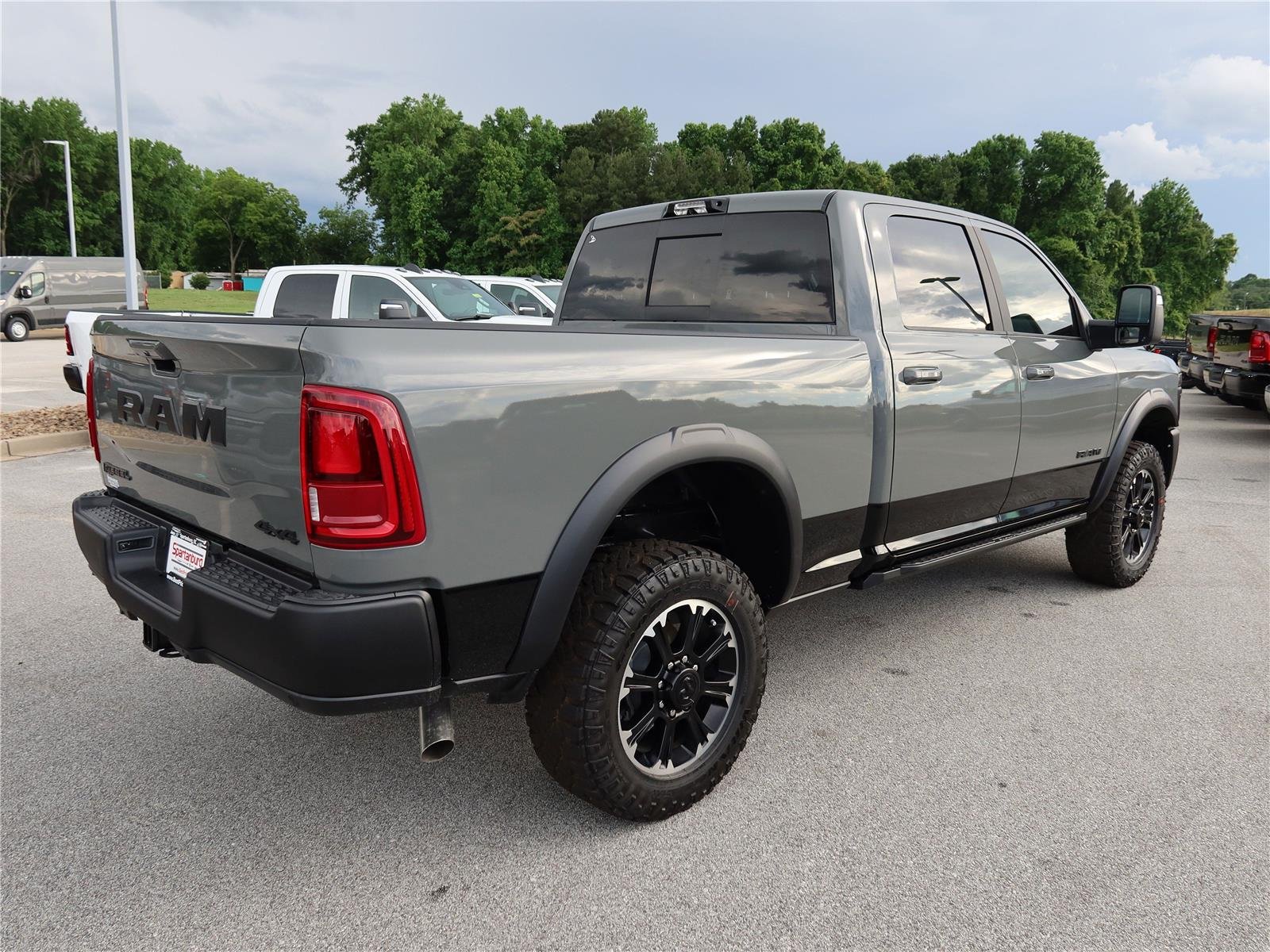 New 2026 Ceramic Gray Clear-Coat Exterior Paint RAM Rebel image 7