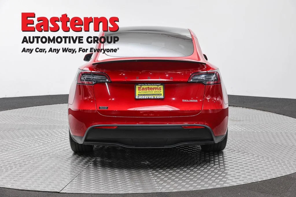 Used 2020 Red Tesla Performance image 7