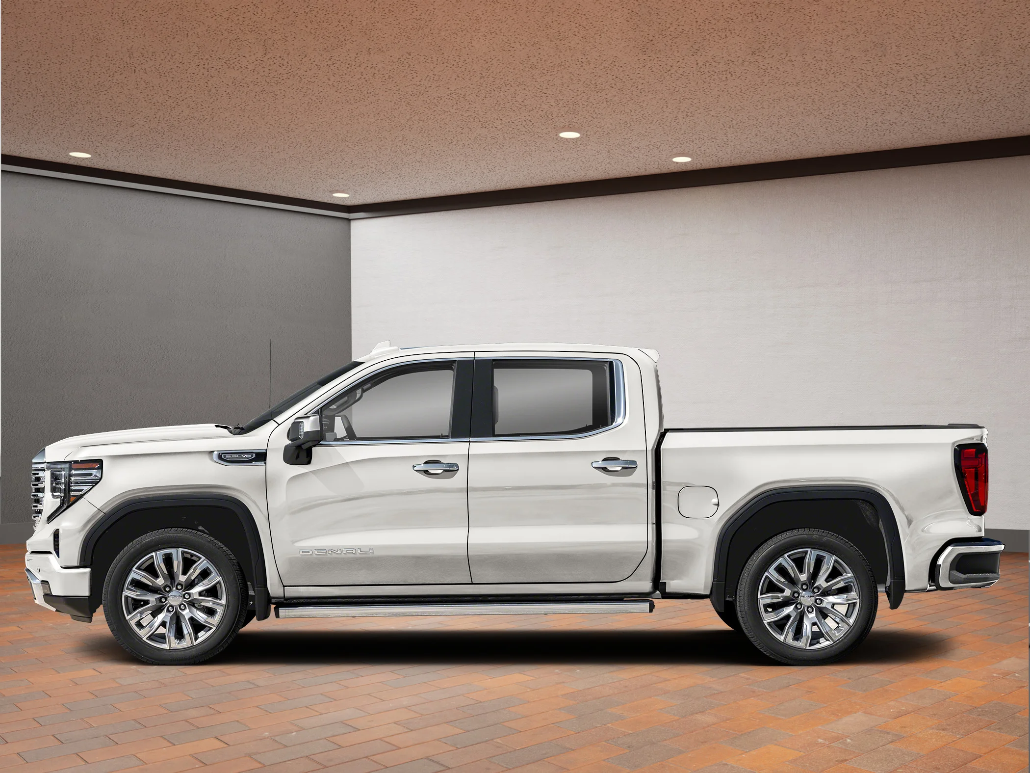 New 2026 White GMC Crew Cab Short Box 4-Wheel Drive Denali image 3