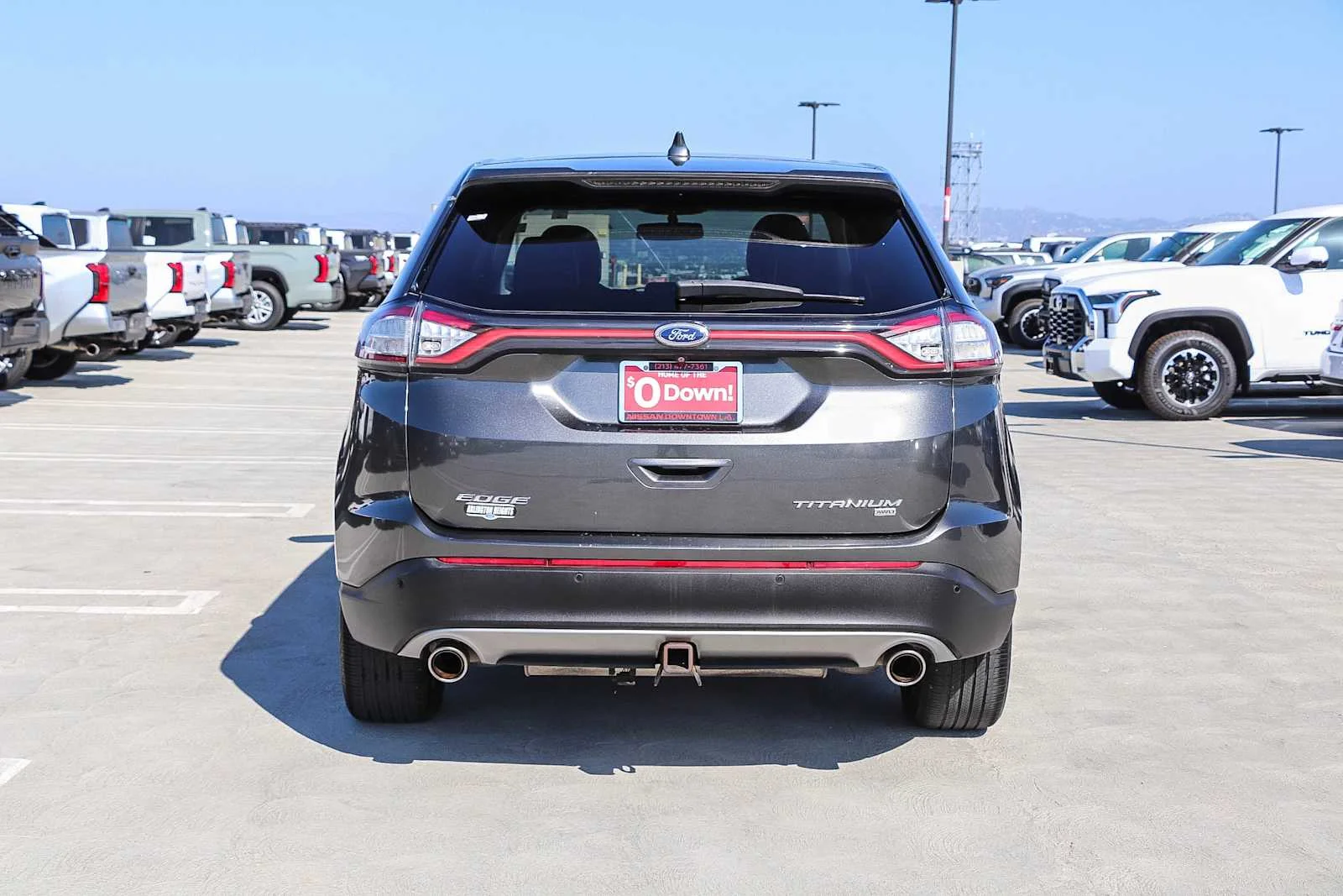 Used 2016 Magnetic Metallic Ford Titanium image 7