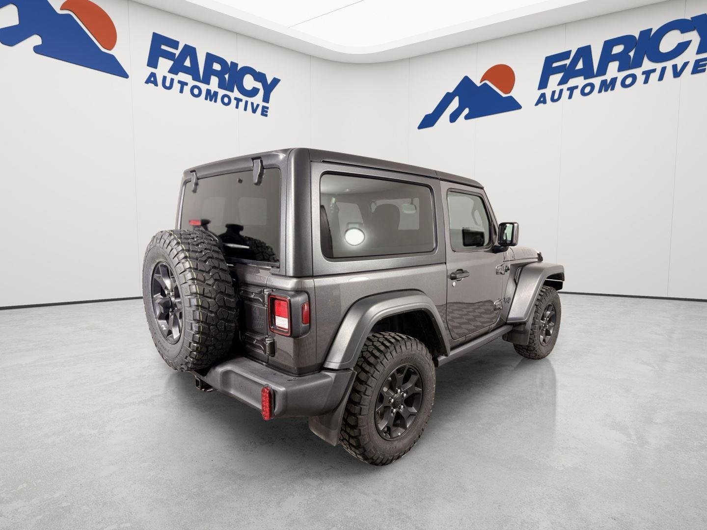 Used 2023 Granite Crystal Metallic Clearcoat Jeep Willys Sport image 8