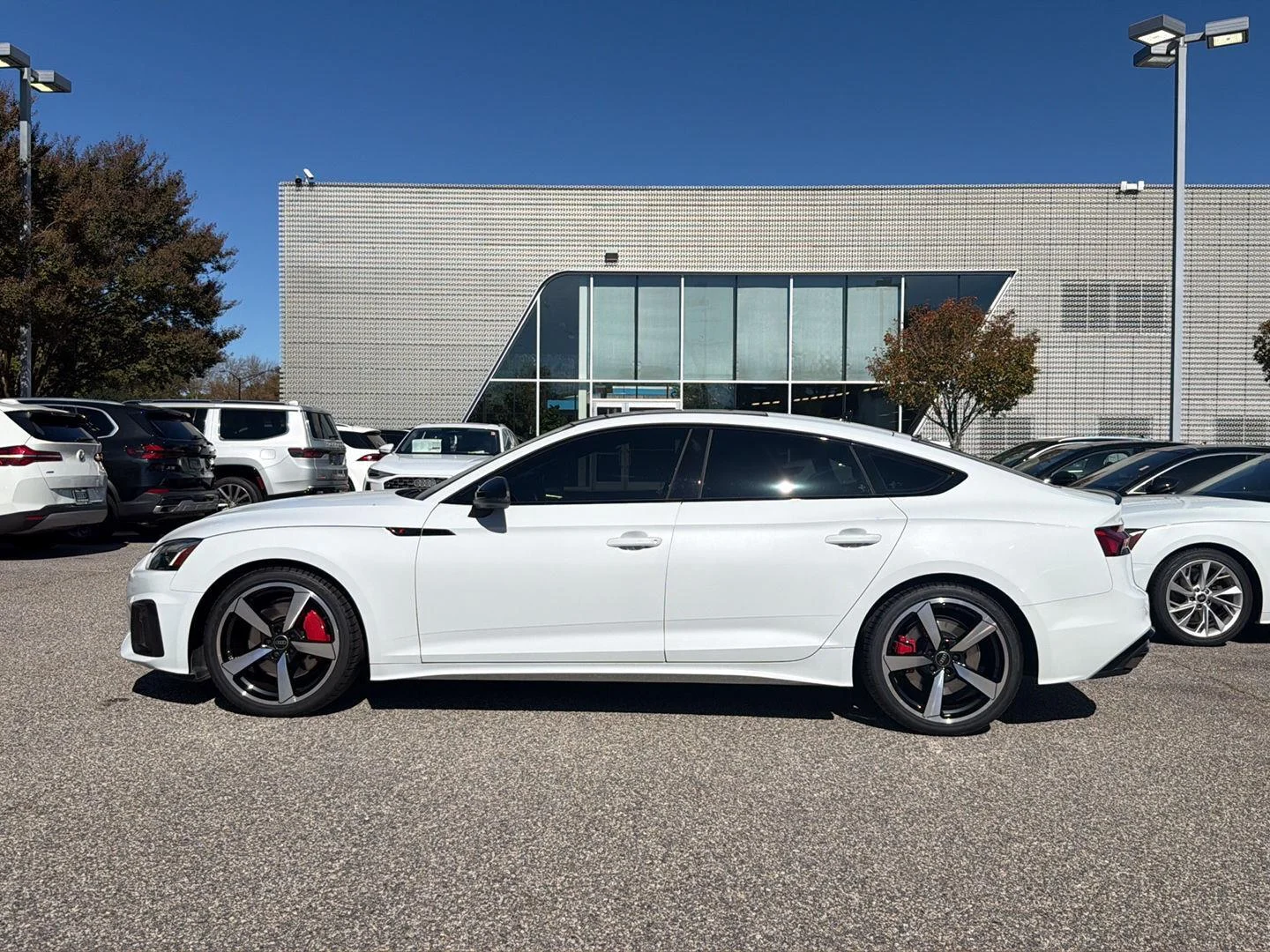 Used 2023 Glacier White Metallic Audi S line Premium Plus image 4