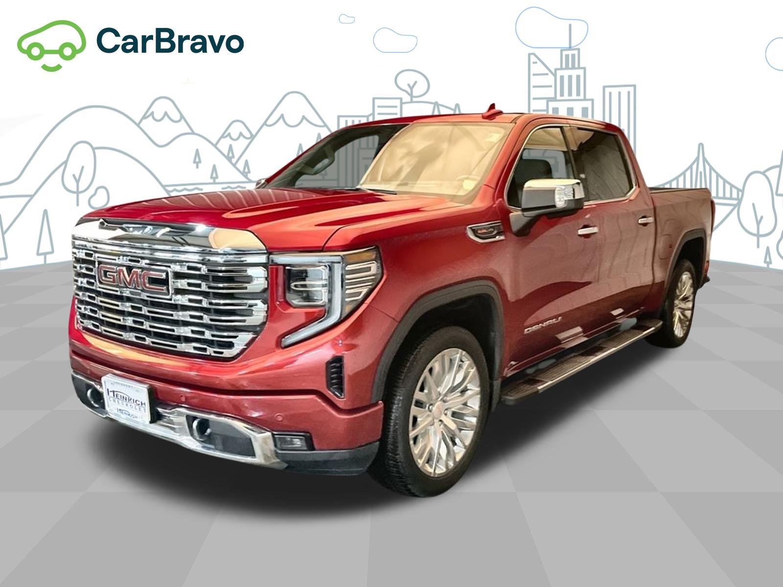 Used 2024 Volcanic Red Tintcoat GMC Denali image 37