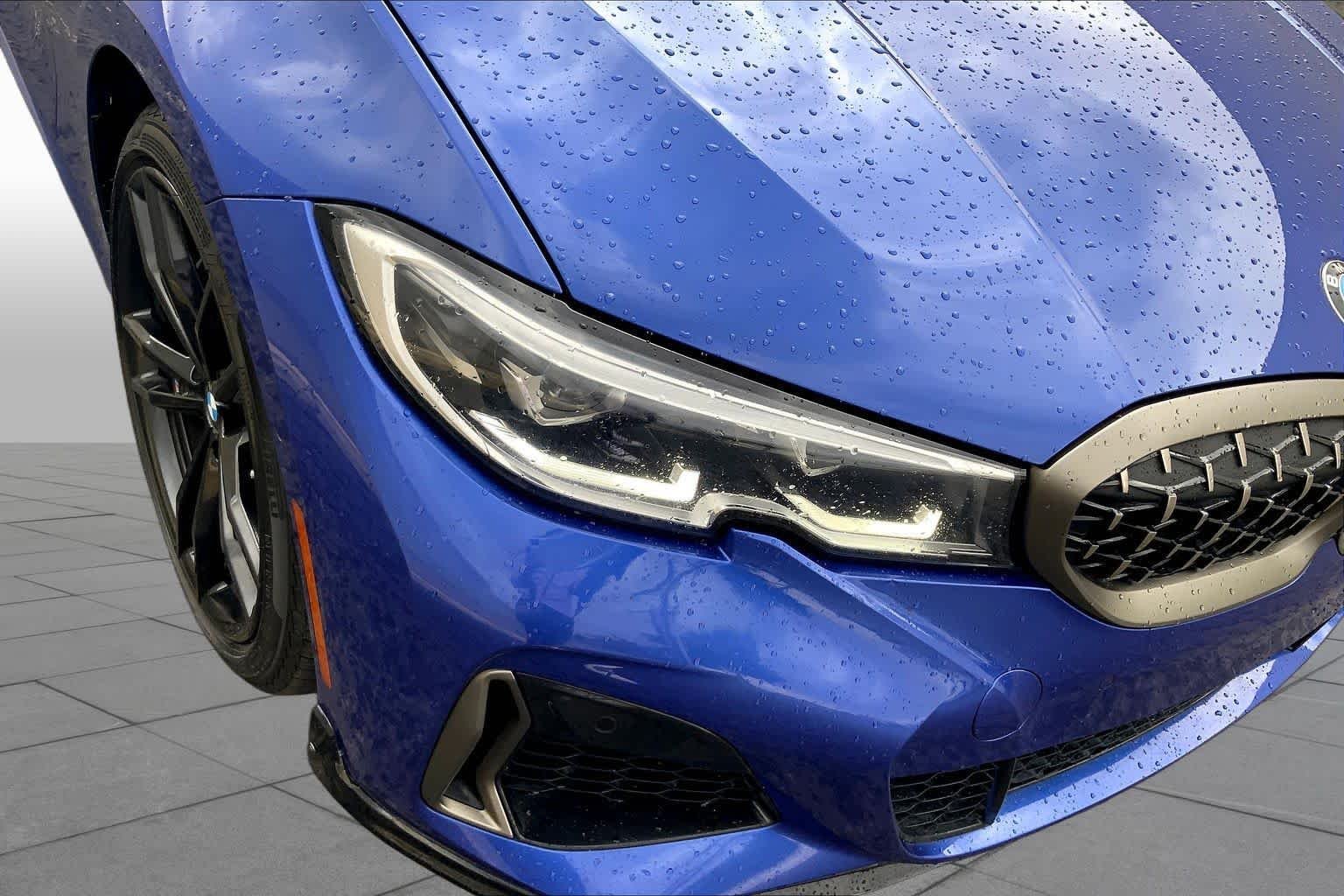 Used 2021 Portimao Blue Metallic BMW M340i xDrive image 24