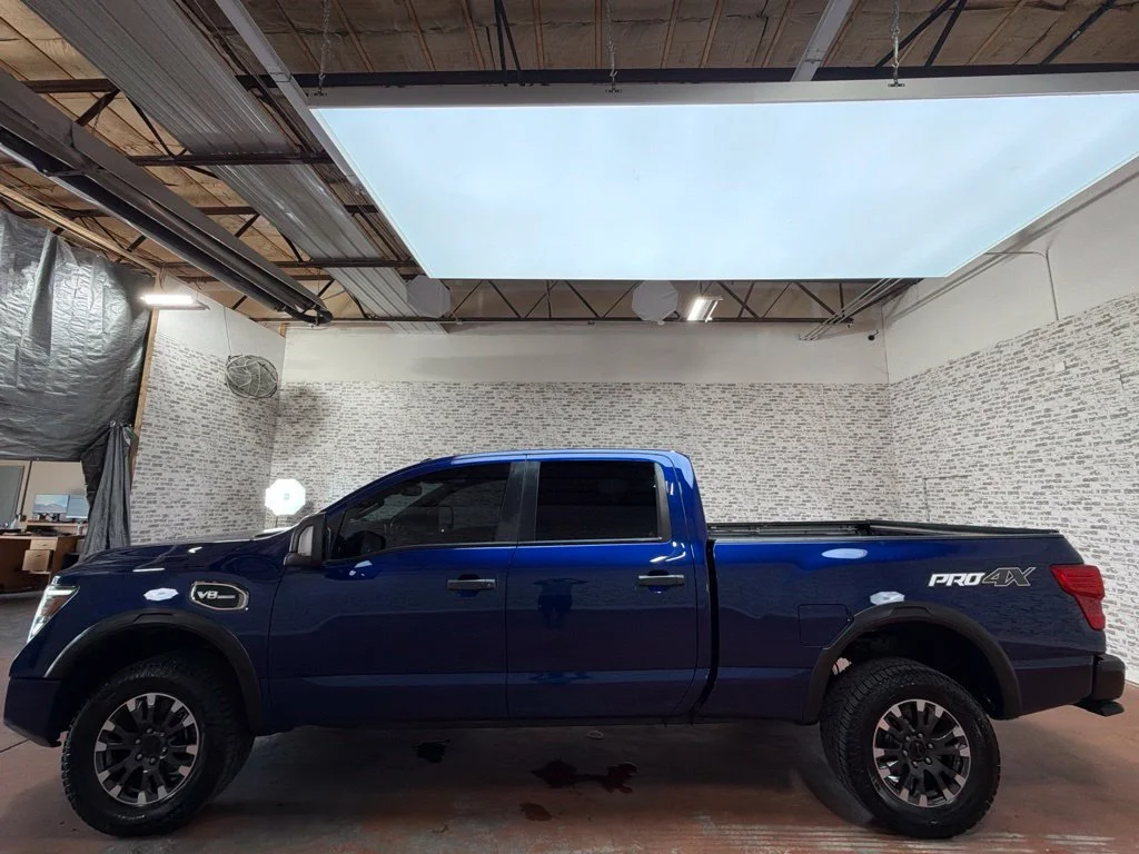 Used 2021 Deep Blue Pearl Metallic Nissan PRO-4X image 4