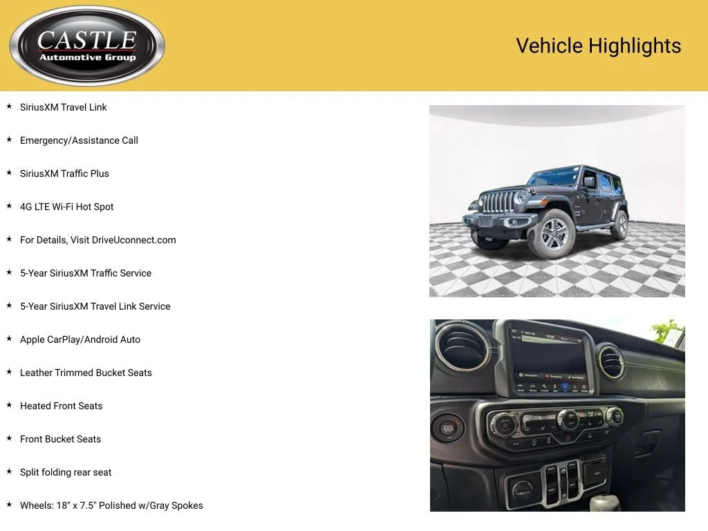 Used 2021 Gray Jeep Sahara 4x4 image 10