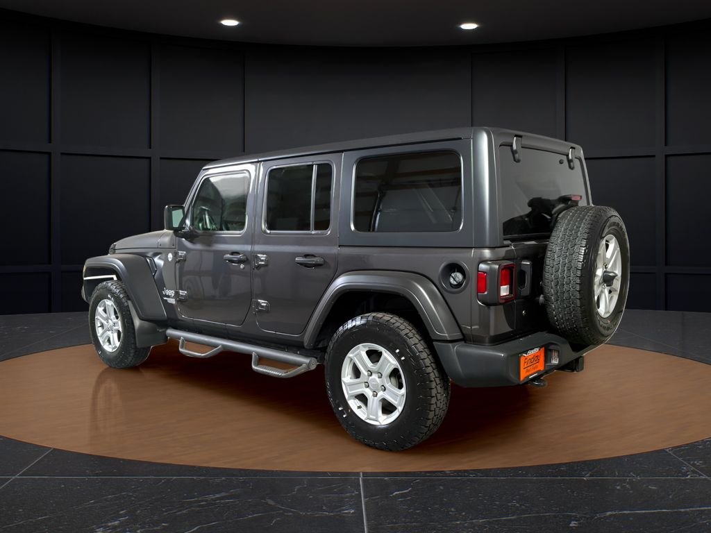 Used 2020 Gray Jeep Unlimited Sport S image 3