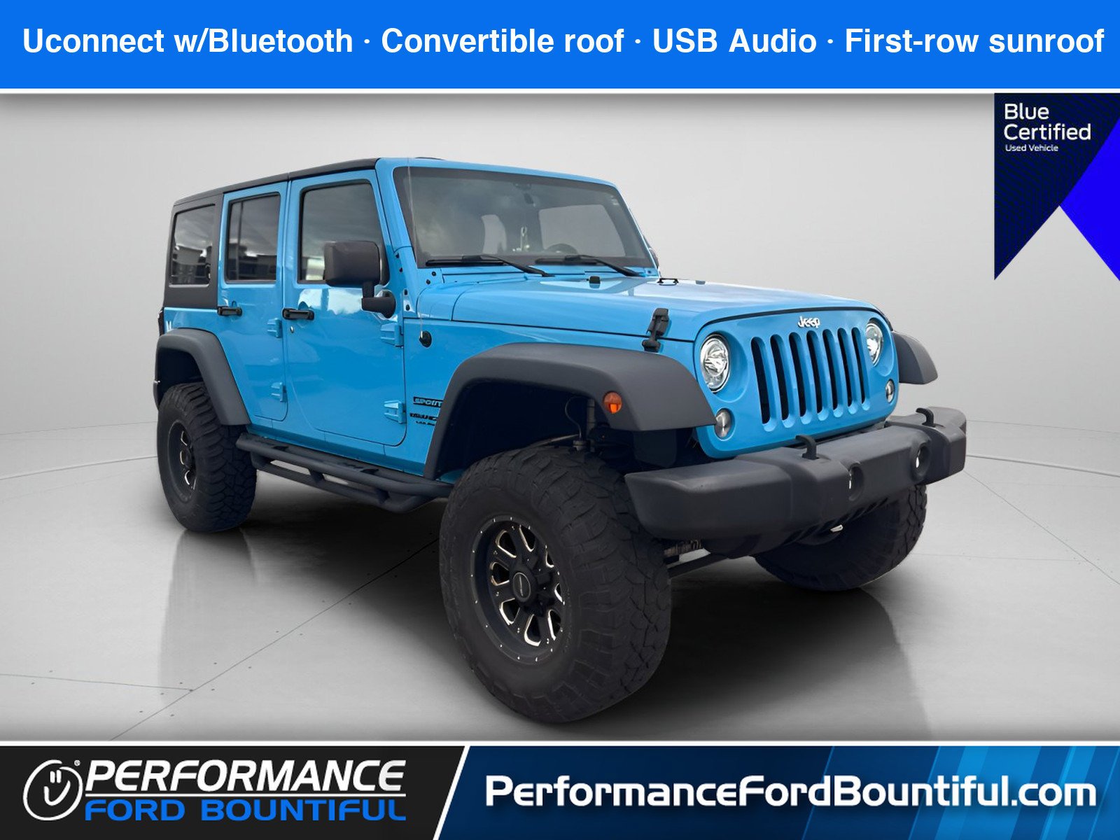 Certified Used 2017 Chief Clearcoat Jeep Unlimited Sport image 1