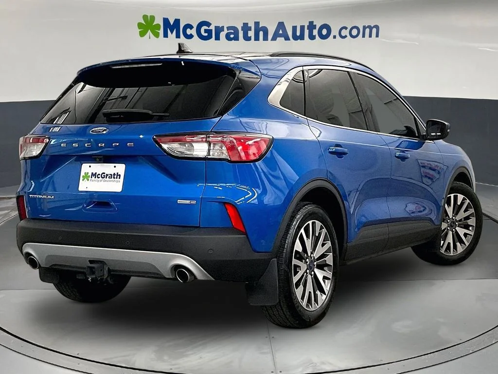 Used 2020 Blue Ford Titanium image 17