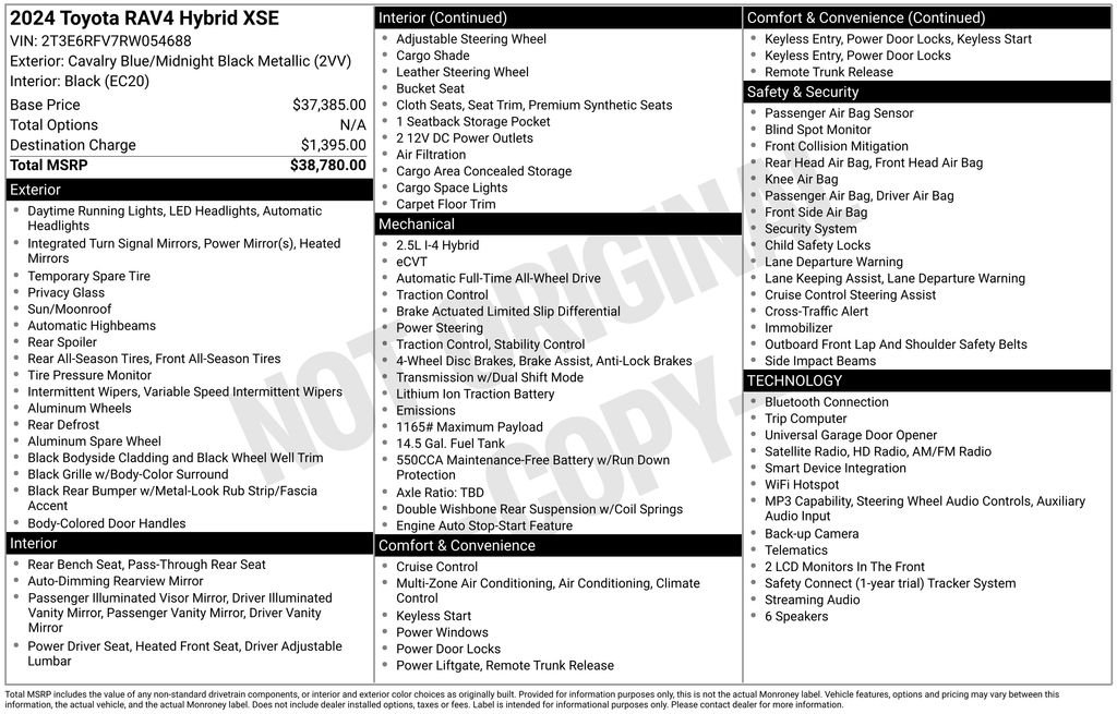 Certified Used 2024 Blue Toyota XSE image 7