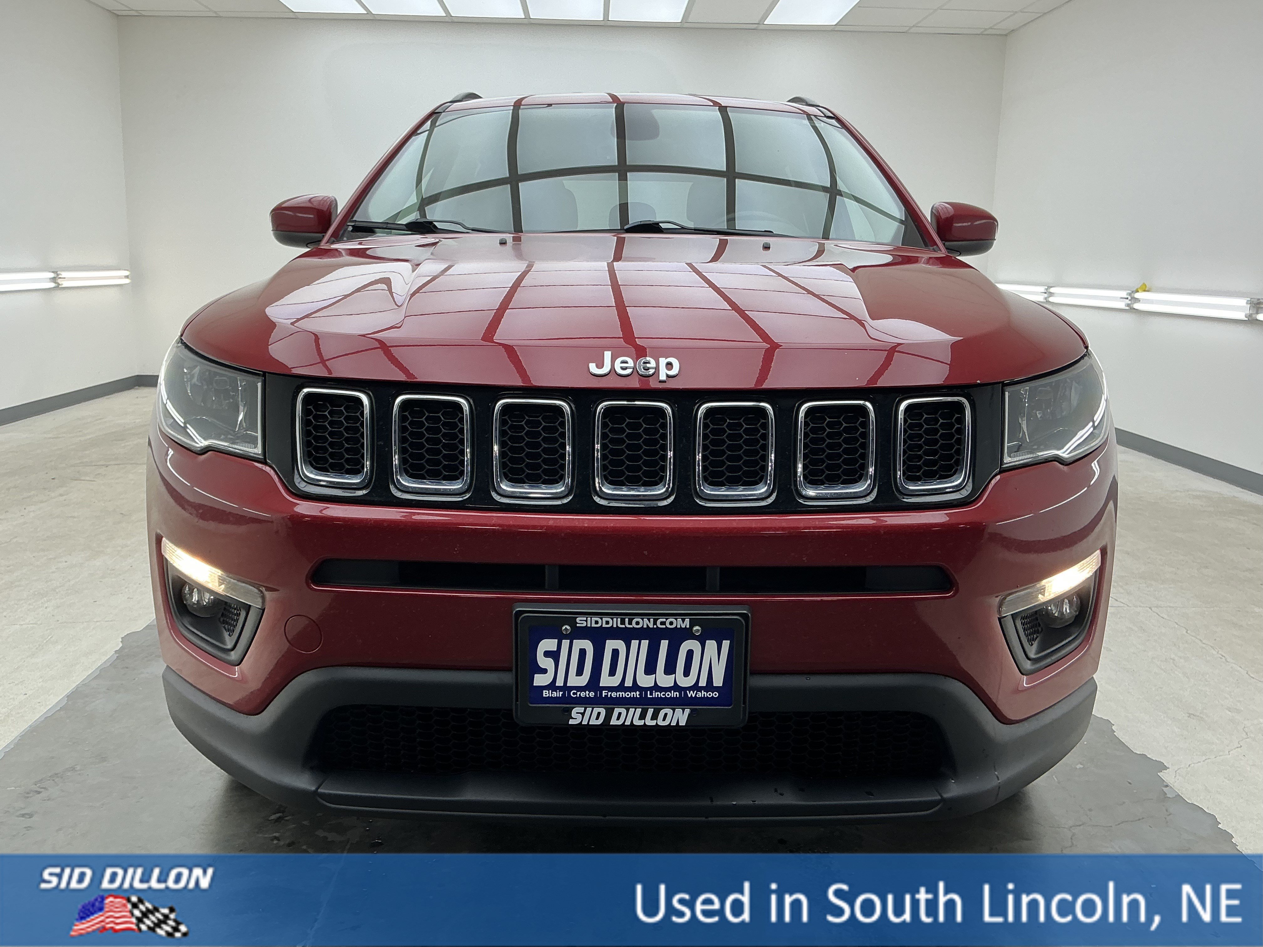 Used 2018 Jeep Compass Latitude with VIN 3C4NJDBB2JT104129 for sale in Crete, NE