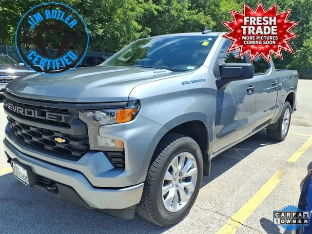 Used 2025 Sterling Gray Metallic Chevrolet Custom image 1