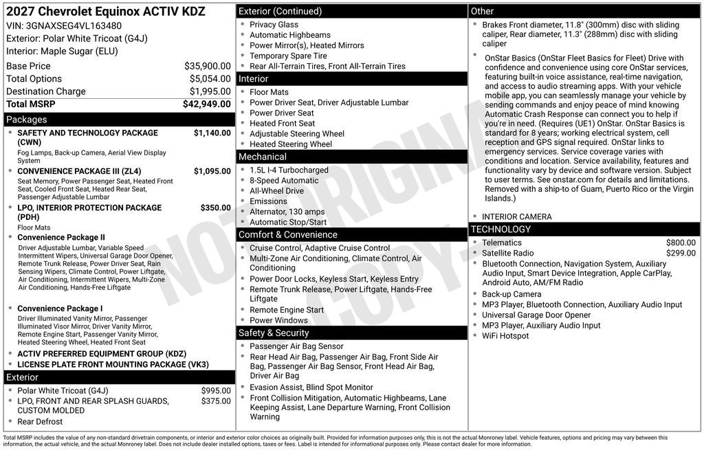 2027 Chevrolet Equinox ACTIV - Photo 42