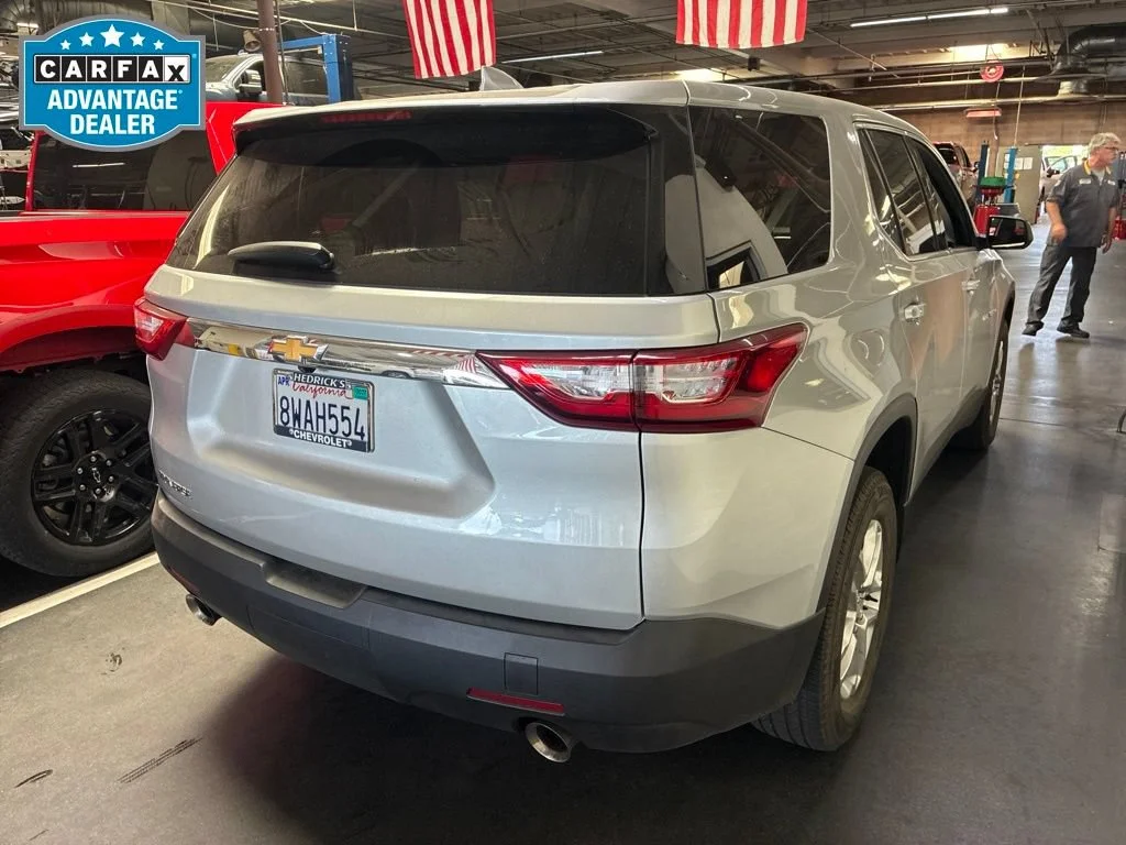 Used 2021 SILVER ICE METALLIC Chevrolet LS image 2