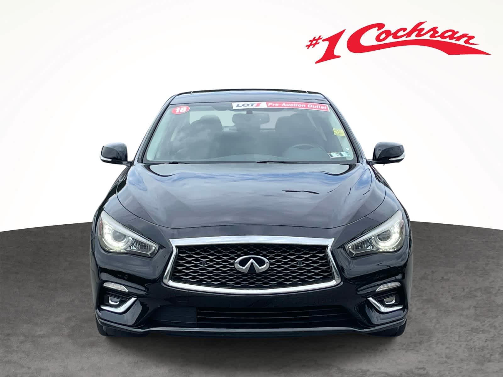Used 2018 Black Obsidian INFINITI 3.0t LUXE image 12