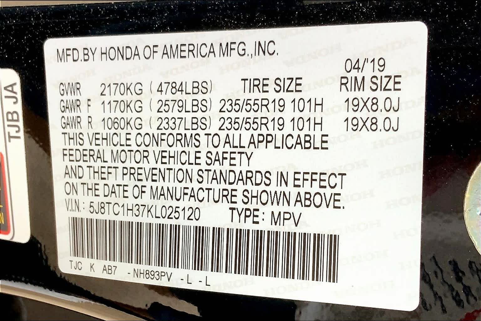 Used 2019 Majestic Black Pearl Acura  image 35