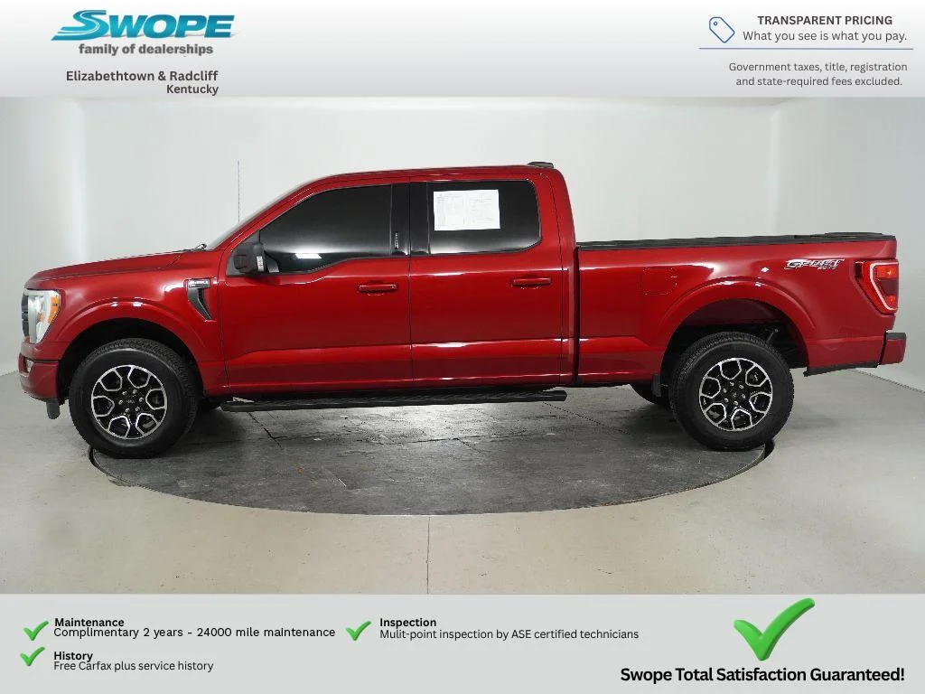 Certified Used 2022 Red Ford XLT image 9