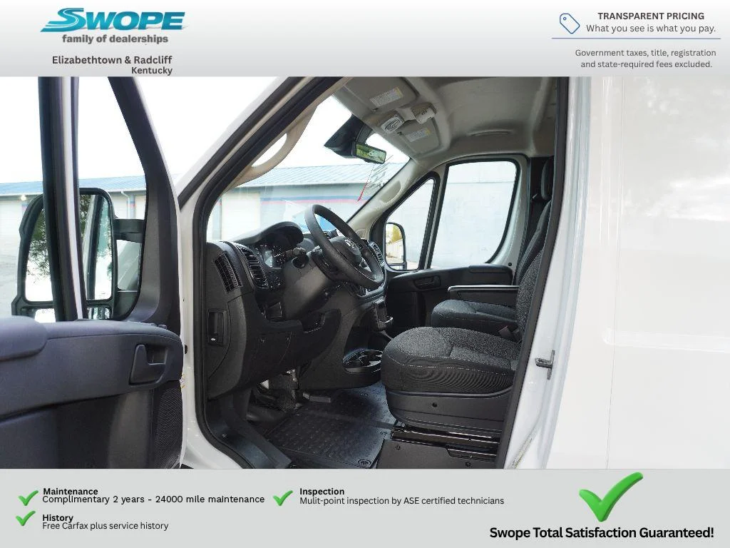 New 2025 Bright White Clear-Coat Exterior Paint RAM Tradesman image 10